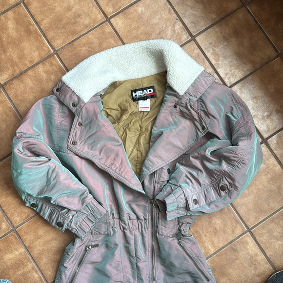 Vintage Head iridescent ski suit one-piece size M - Picture 4 of 6